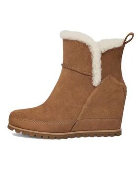 UGG Malvella Wedge Winter Boots Brown Women’s US 6.5